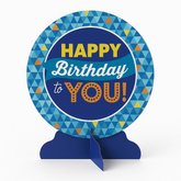 True Blue Birthday Table Decoration Kit